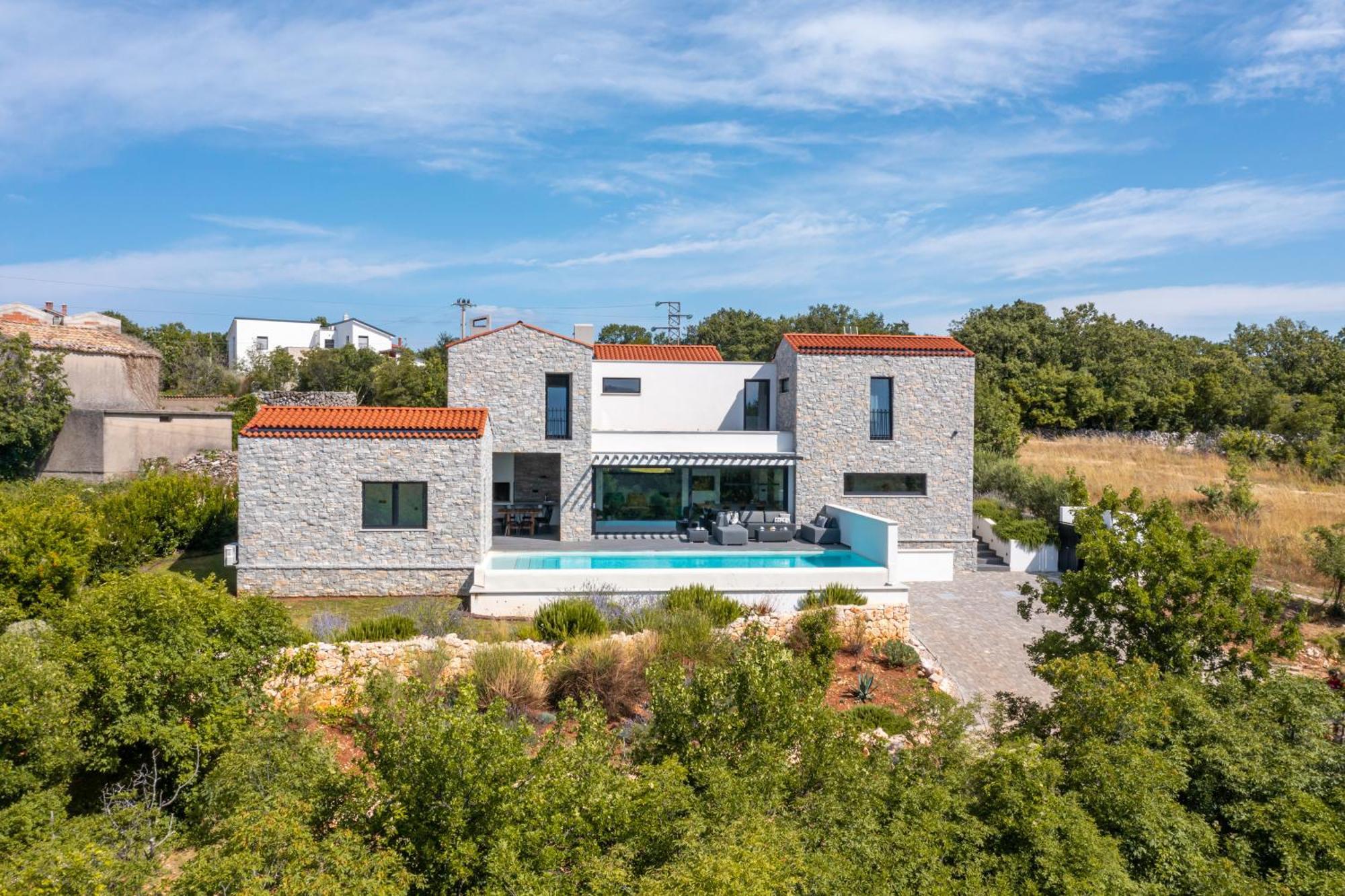 Ca Veia Villa Vrbnik  Buitenkant foto
